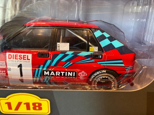 LANCIA DELTA HF INTEGRALE 16V MARTINI SANREMO 1989 BIASON SCALE 1/18 ALTAYA - Imagen 4 de 6