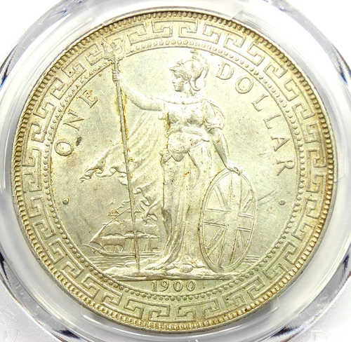1900-B Great Britain Trade Dollar T$1 Certified PCGS Uncirculated Detail. UNC MS