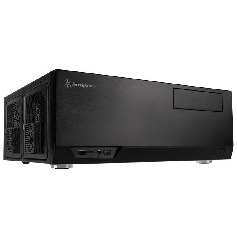 SilverStone GD09B-C HTPC PC Nero ATX micro ATX SSI CEB SST-GD09B-C