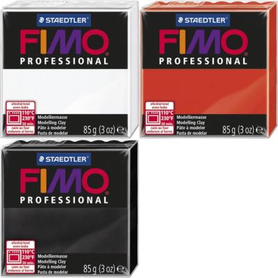 Fimo Profi Schmuck Ton verschiedene Farben Modellieren Weihnachten Handwerk 85g