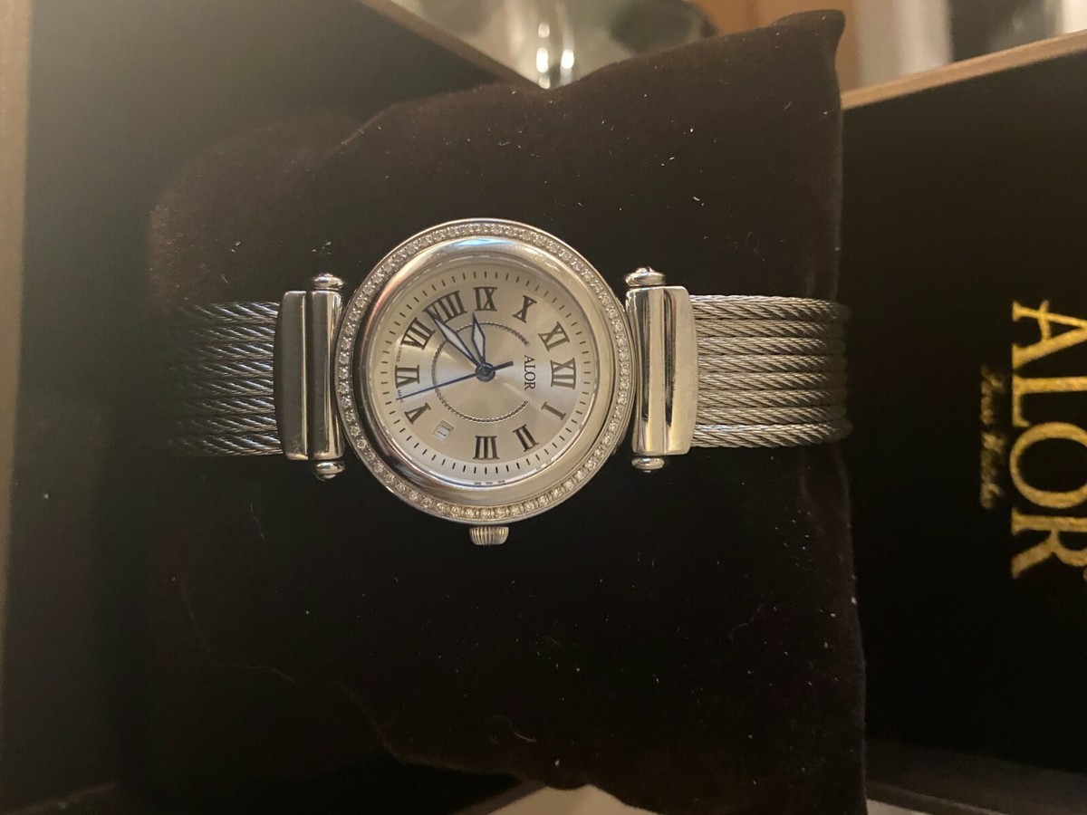 ALOR Ladies Stainless Steel Diamond Watch | eBay display picture 1