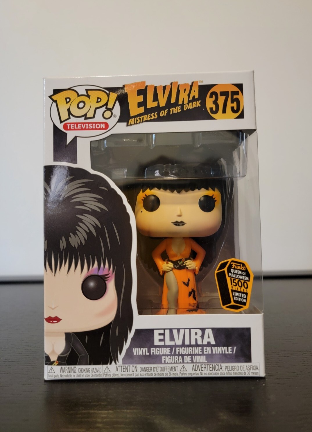 Funko Pop! Elvira Spooky Empire Orange Dress Exclusive (Le 1500 Pieces) 