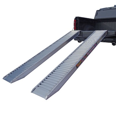 Alu Auffahrschienen Auffahrrampen 2400 x 340 x 87mm 3380kg Verladerampen