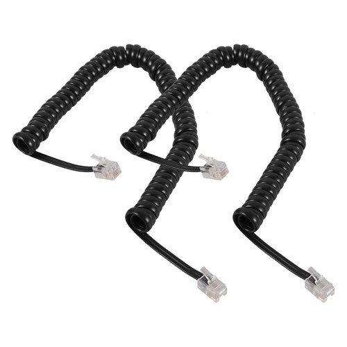2 Pcs Hörerkabel Telefonkabel Für Festnetzanschlüsse Schnurtelefon - Zdjęcie 10 z 12