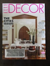 ELLE DECOR MAGAZINE NOVEMBER 2021 THE CITIES ISSUE RUSSAIN APARTMENT BRAND NEW