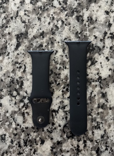 Genuine Apple Sport Band Apple Watch 45mm 44mm 42mm Midnight SERIES 8 7 6 SE M/L