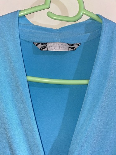 JOANNA HOPE MAXIKLEID GRÖSSE 12 JERSEY PARTY TÜRKIS BLAU FORMELLES KLEID TRÄGERLOS - Bild 5 von 21