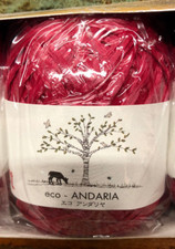 Lot of 5 Hamanaka Eco-Andaria Craft Raffia Yarn 40g/80m Each 37