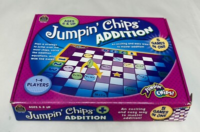 Teacher Created Resources Jumpin' Chips Addition (7837) 1-4 Players, Ages 6 & up