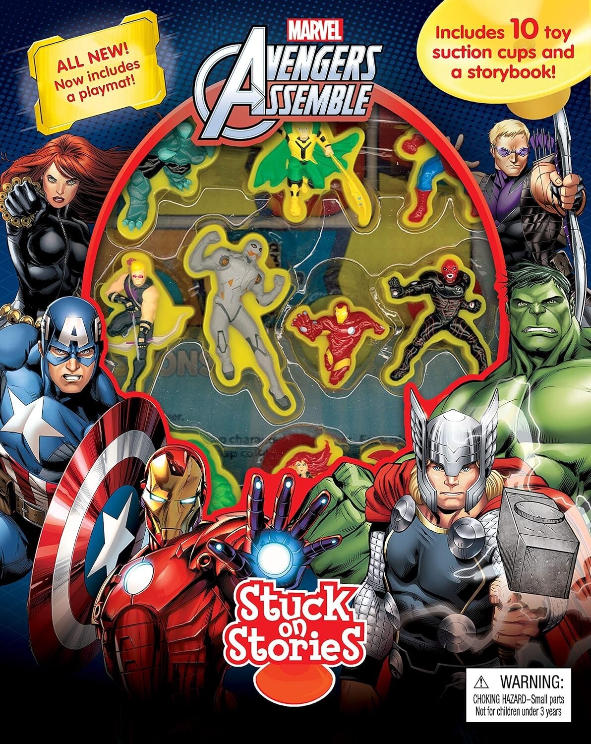 Marvel Avengers Assemble Stuck on Stories by Phidal Publishing Inc. Book The