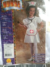 NURSE RUBIES Child Costume SIZE L 8 - 10yrs  50  OFF
