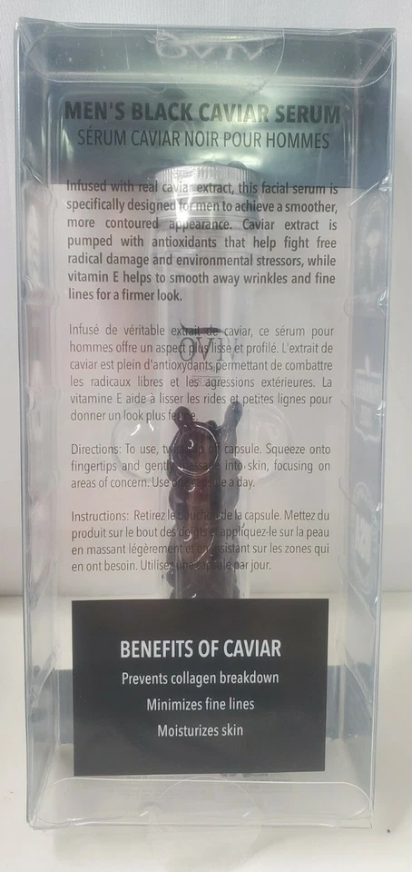 Lote de 3 sueros de caviar negro NIP VIVO Per Lei Allure para hombre, 15 quilates cada paquete Foto 4 de 4