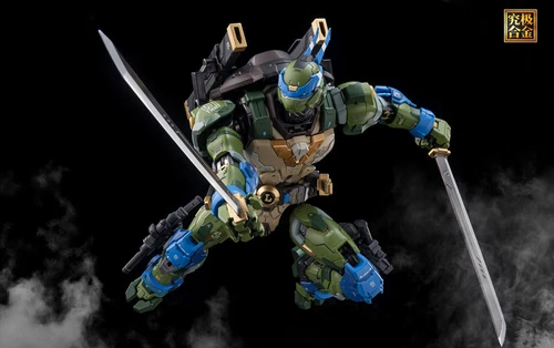 New In Stock HeatBoys HB0012 Robot Mecha Leonardo Metal build Action Figure - Imagen 6 de 17