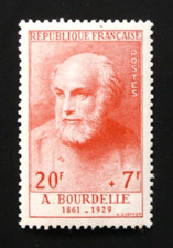 TIMBRE DE FRANCE : 1954 YVERT N° 992 ** NEUF SANS CHARNIERE -  BOURDELLE