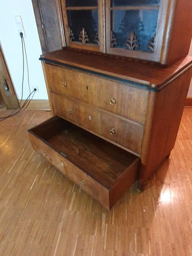 Aufsatzmöbel Buffet Vitrine Kommode Schrank Antiquitäten Antikmöbel frei Haus - Bild 17 von 19