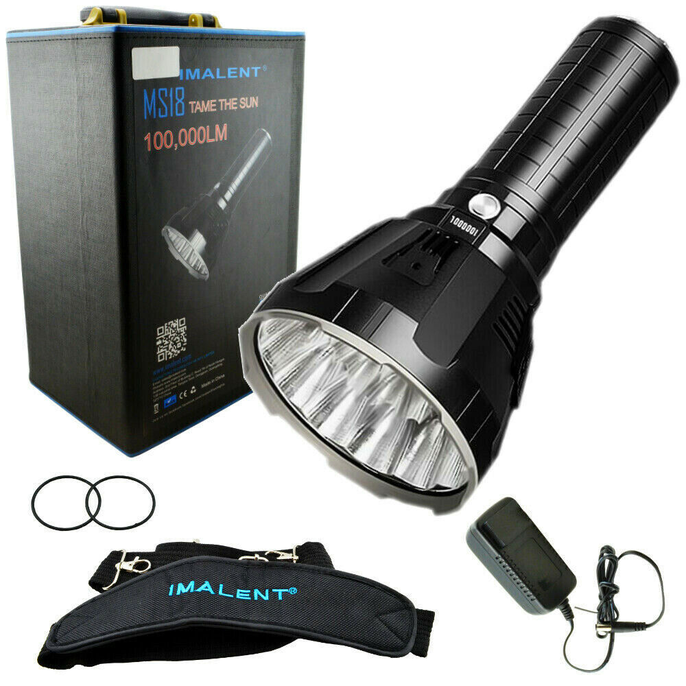 IMALENT MS18 100000 Lumens Super Bright Flashlight Rechargeable