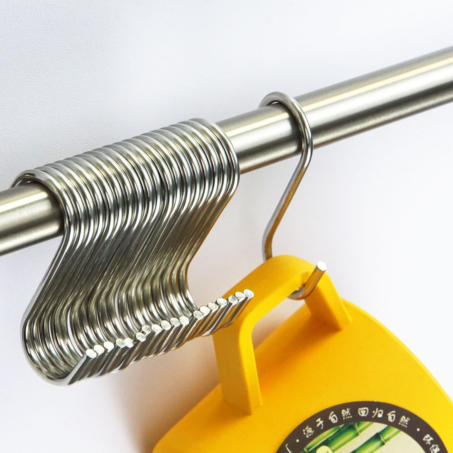 24-Pack 2 Inch S Shaped Hanging Hooks, Heavy-Duty Genuine Solid Polished Stainle