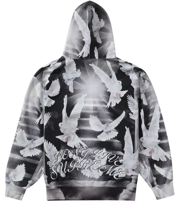 Sweat à capuche Supreme Doves noir (SS22)