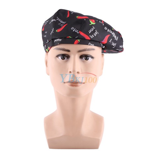 Comfortable Men Women Chef Hat Kitchen Cook Catering Baker Duckbill Beret im - Picture 20 of 30