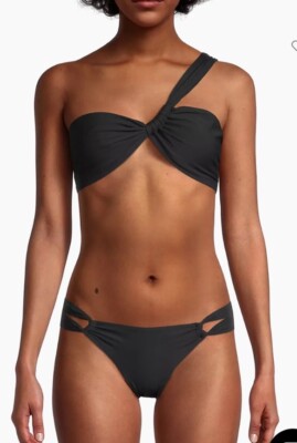 水着・ラッシュガード SARA CRISTINA ONE SHOULDER BIKINI Sara Cristina Narcissus Bikini ;Top Size Large Bottom Size Small
