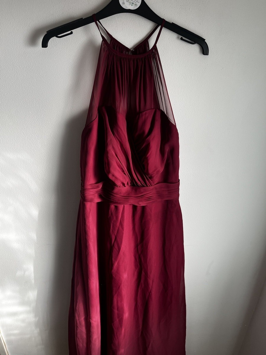 emma bridesmaid dresses Emma petal-detail drawstring maxi dress in Blue
