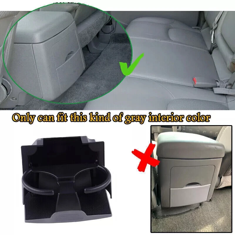 Rear Console Cup Holder for 2006-2012 Nissan Pathfinder / 2006-2019 Frontier 1* - Imagem 4 de 4