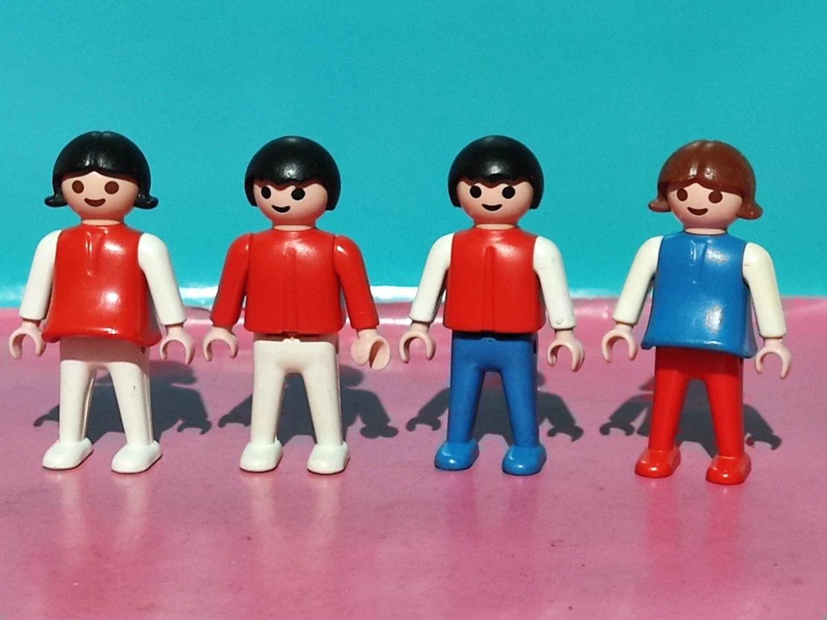 PLAYMOBIL X4 FIGURAS NI OS 1 EPOCA NI O NI A NI AS ESCOLARES