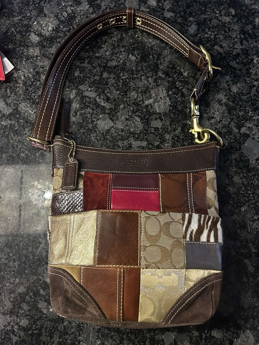 Vintage Coach Patchwork Handbag | eBay Vintage Coach Patchwork Handbag | eBay