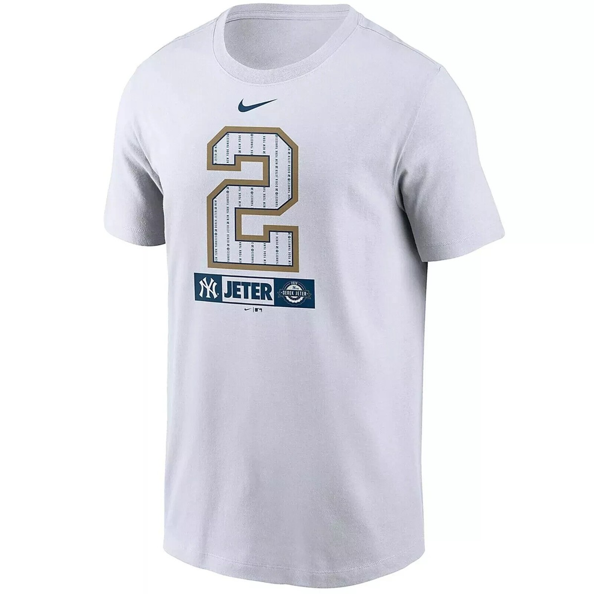Derek Jeter New York Yankees Nike Hall of Fame Inductee T-Shirt Men's #2  MLB New