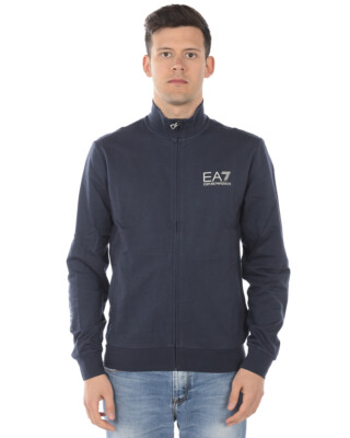 Emporio Armani Ea7 Sweatshirt Hoodie Cotton Men Blue 3GPM2 3PJ05Z 1554