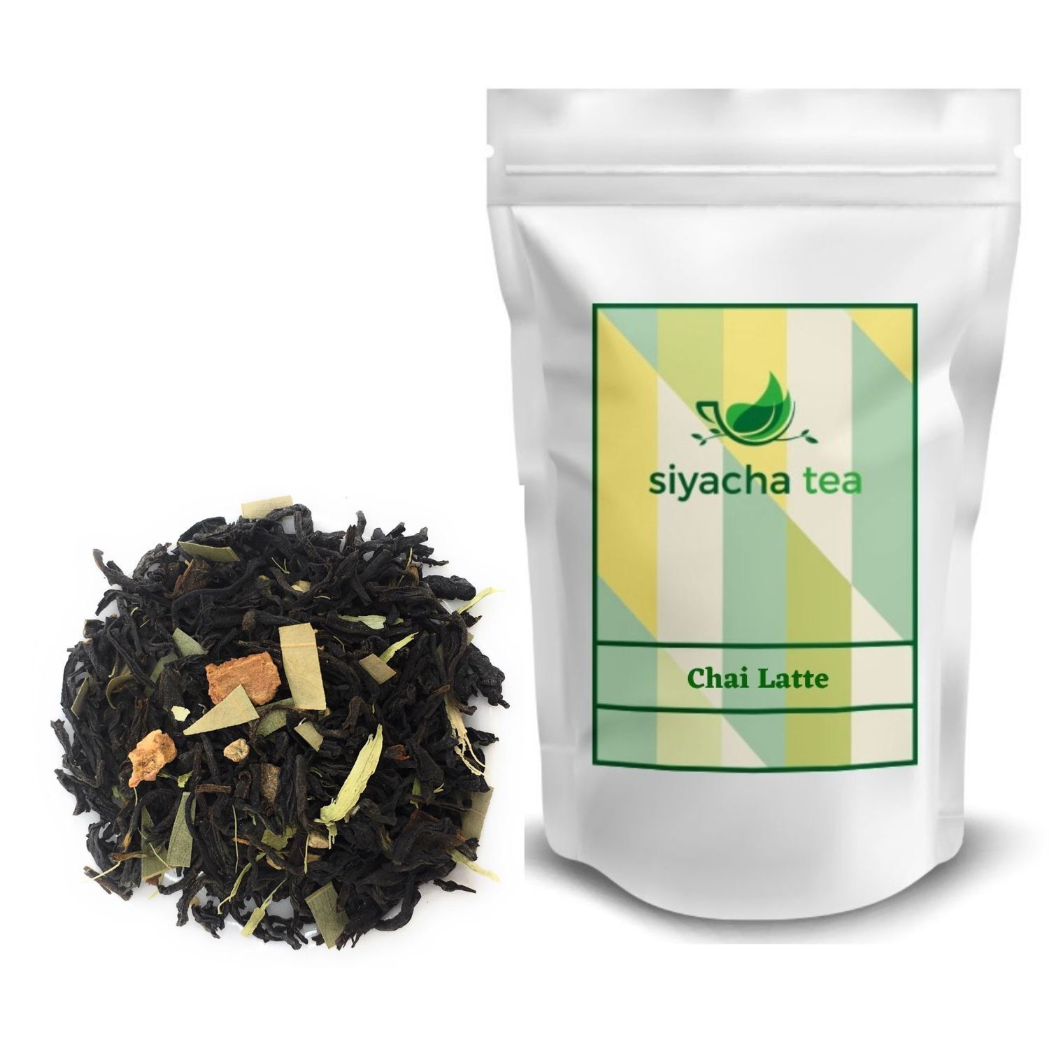 Té Siyacha CHAI LATTE Hoja Suelta Té Negro con Mezcla de Especias Frescas Desintoxicación Saludable