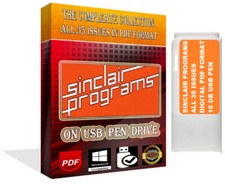 Sinclair Programs ZX Spectrum Magazine The Complete Collection PDF 35 Issues USB