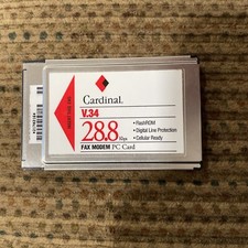 VTG Disk - Cardinal 28.8 Kbps internal V.34 Fax Modem PC Card Flash ROM 020-0472