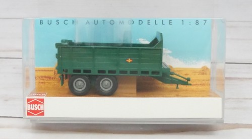 Remolque agrícola Busch modelos de automóviles 53801, 1971 Progress T-088, verde, escala HO | Zustand: New