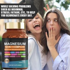 Magnesium Complex 700mg 12 in 1 Magnesium Supplement with 120 counts Best 1.17 per thousand milligrams