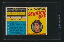 1970 Topps Scratch Off Carl Yastrzemski HOF Boston Red Sox NM-MT