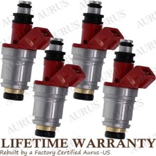 X4 Oem Hitachijecs Fuel Injector For 1990-1995 Nissan D21 Pickup 2.4 Js21-1