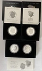 2023 Proof & Reverse Proof $1 Morgan and Peace Silver Dollars - 4 Coins