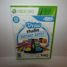 uDraw Studio Instant Artist Microsoft Xbox 360 Game with Manual Tested Working