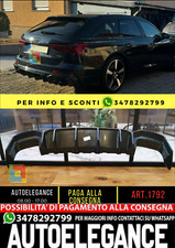 💎1792 Diffusor Geeignet Für Audi A6 C8 2018+ Sline S6 Schwarz Glänzend💎