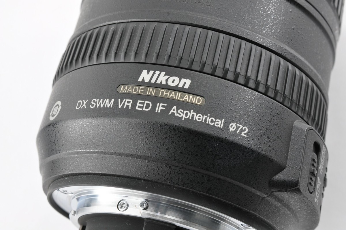 NEAR MINT Nikon NIKKOR AF-S 1:3.5-5.6 G ED VR 18-200mm DSLR