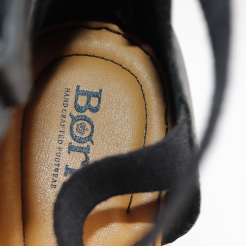 Born Womens Sandal Size 9 Black Leather Platform Strappy Gladiator Zip Shoe - Picture 11 of 14