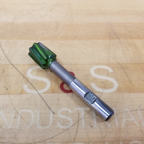 Weldon J263 Jig Bore Reamer, 13/16" Diameter, 1/2" Shank, 8 Flute, 45