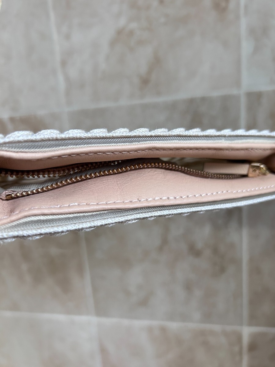 Mame Kurogouchi Cording Embroidery Pouch Bag Adjustable