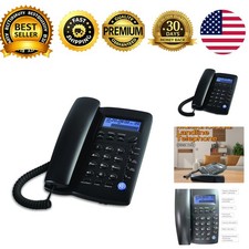 Y043 Corded Landline Telephone Desk Phone Caller ID Call Waiting Speaker