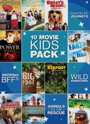 10-Movie Kids Pack (2-Disc DVD Set) FREE SAME-DAY SHIPPING!