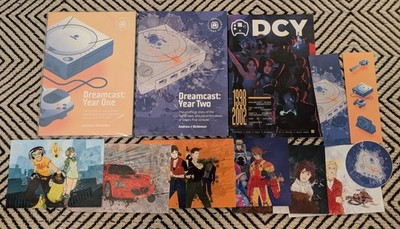 Dreamcast Year One and Year Two Zines - w/Postcards, Sticker, Bookmarks