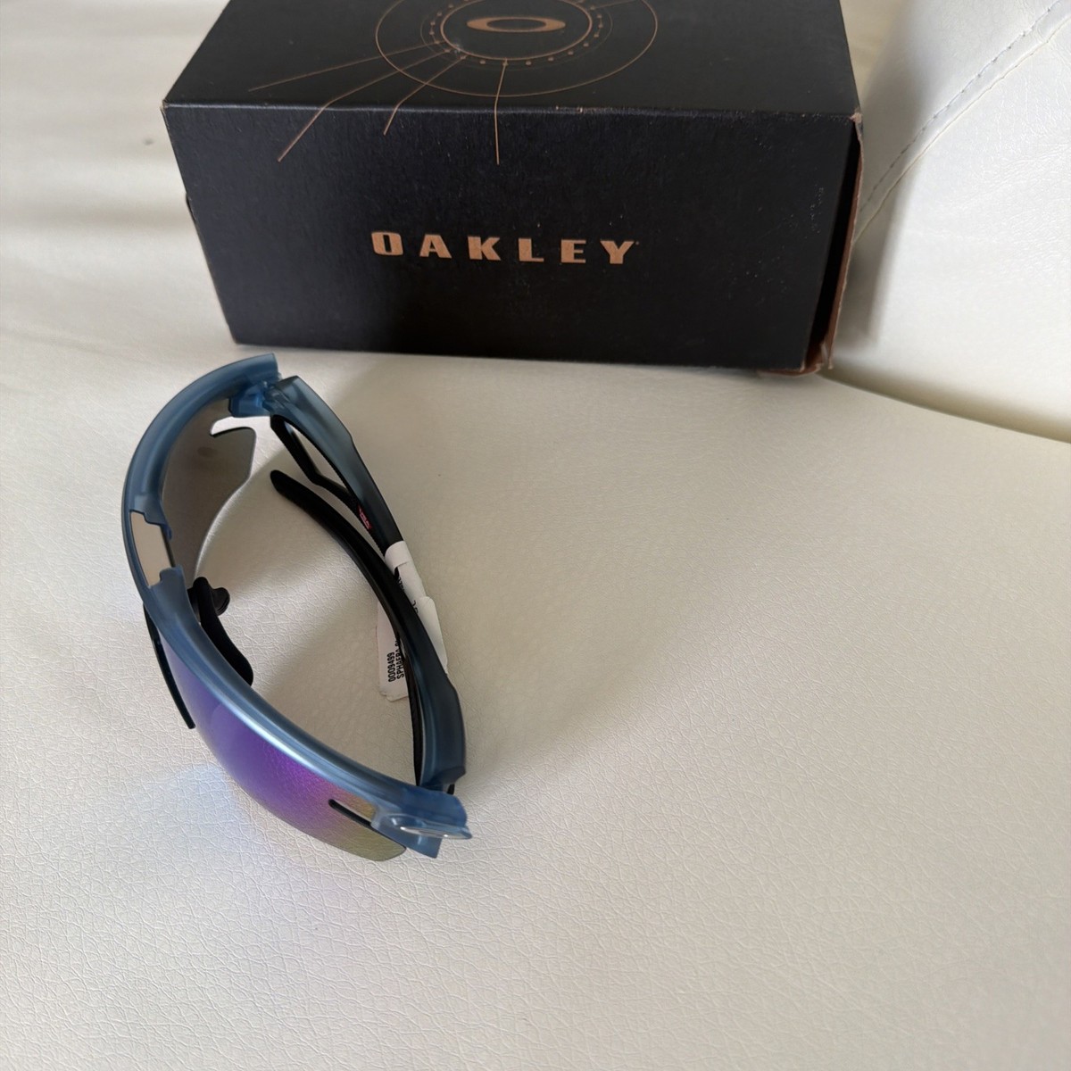 Oakley Sphaera Slash Sunglasses Matte Stonewash Blue Prizm