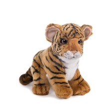 HANSA Tiger Cub Plush Toy 18cm Realistic Stuffed Animal BH3421