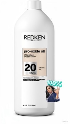 Redken Pro Oxide Oil Developer 20 Volume 33.8Oz/1000ml new best for Blonde IQ 9+